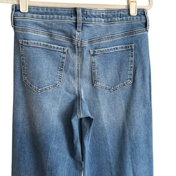 NYDJ Teresa Wide Leg Jeans Water Canyon Wash Lift Tuck Modern Classic Size 4 - Picture 5 of 15